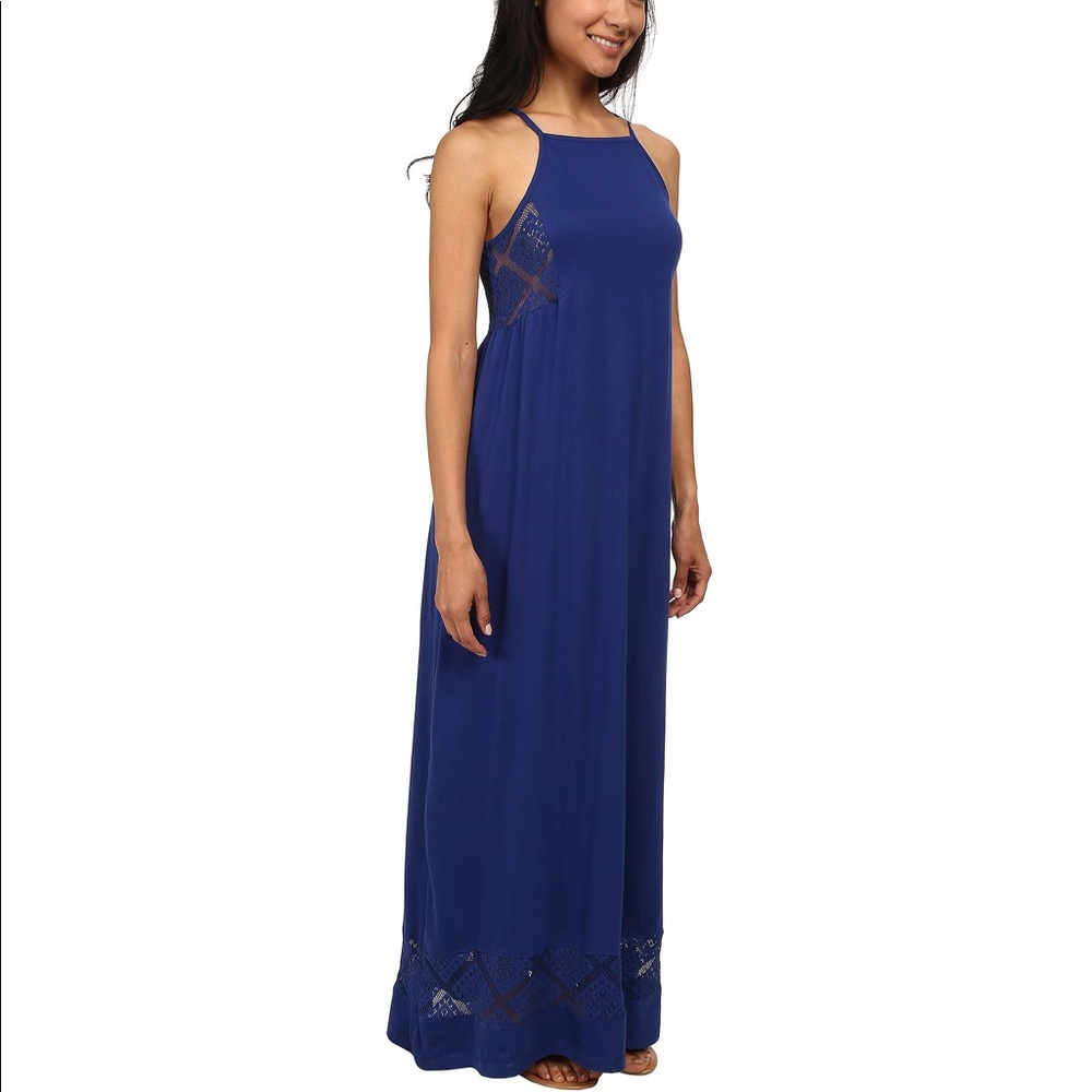 NEW Roxy Blue West End Maxi Dress